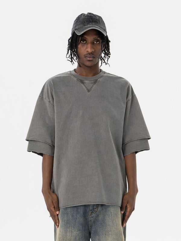 High-Grade Visual Print Cotton T-Shirt