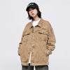 Mustard Multi-Pocket Denim Jacket