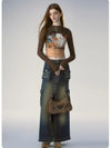 Time-Worn Classic Epoch Collage-Cut Print Nine-Lives T-Shirt