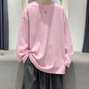 Long Sleeve Boxy-Fit Blank T-Shirt