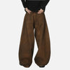 Western Style Rinse Brown Faded Denim