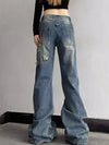 Sleek High-Rise Bell Leg Denim