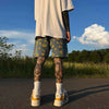 Cyber Daisy Denim Shorts