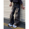 Heritage Sleek Torn Easy Cut Wide Denim