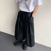 Sleek High Quality Seoul Leather Denim Shorts