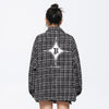Black Colorpop Patch Oversized Top