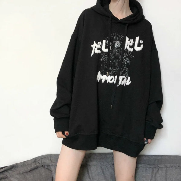 Women Sweet Velvet Thickened Relaxed Sweatshirt alternatif görünüm