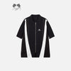 Zip-up Color Splicing Shirt