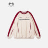 Athletic Print Relaxed Sweatshirt