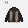 Faded Batik Denim Jacket