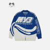 Pit Lane Retro Open-Front Cardigan