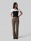 Women's Block Color Contrast T-Shirt