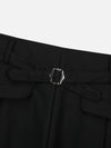Asimetrik Kruvaze Bel Pantolon, detay görünüm — Navra Wear
