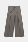 Asimetrik Kruvaze Bel Pantolon, arka görünüm — Navra Wear