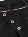 Asimetrik Düğmeli Jean Pantolon, önden görünüm — Navra Wear