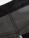 Asimetrik Düğmeli Jean Pantolon, detay görünüm — Navra Wear