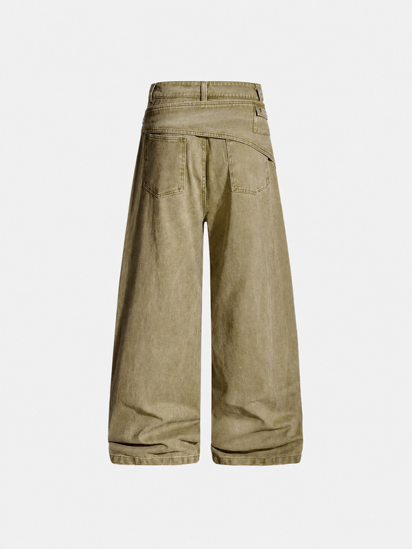 Kemerli Baggy Pantolon alternatif görünüm