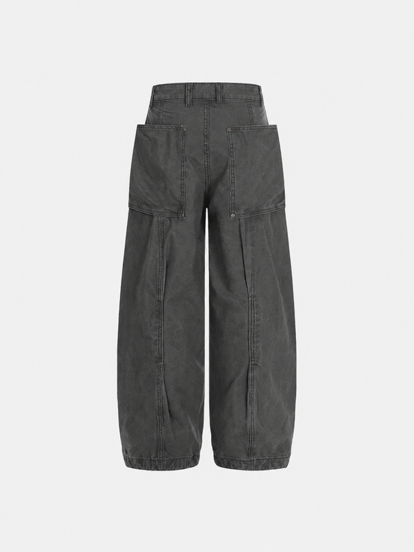 Büyük Cepli Baggy Bol Paça Pantolon alternatif görünüm