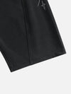 Bıçak Yıkanmış Bol Paça Eşofman Altı, yan görünüm — Navra Wear