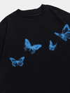 Soft Kelebek Baskılı Tişört, yan görünüm — Navra Wear