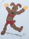 Boks Köpek Baskılı Tişört, detay görünüm — Navra Wear