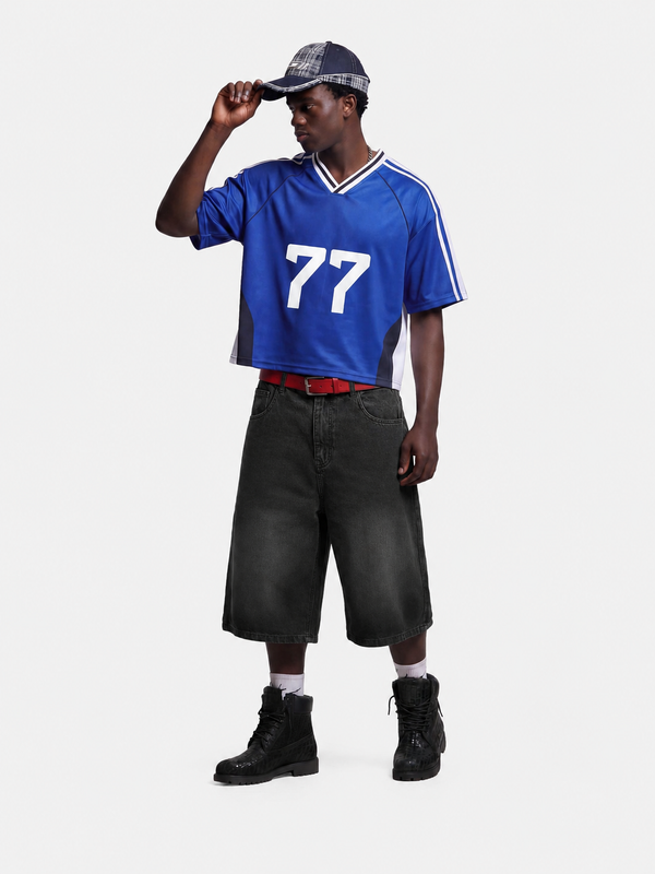 Boxy 77 Color Block Tişört alternatif görünüm