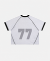 Boxy 77 Tişört, kombin görünüm — Navra Wear