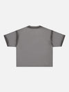 Boxy Soft Yıkanmış Tişört, önden görünüm — Navra Wear