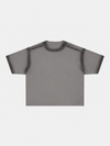 Boxy Soft Yıkanmış Tişört, arka görünüm — Navra Wear