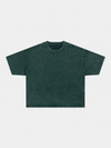 Boxy Soft Yıkanmış Tişört, yan görünüm — Navra Wear