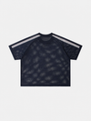 Boxy File 77 Tişört, yan görünüm — Navra Wear