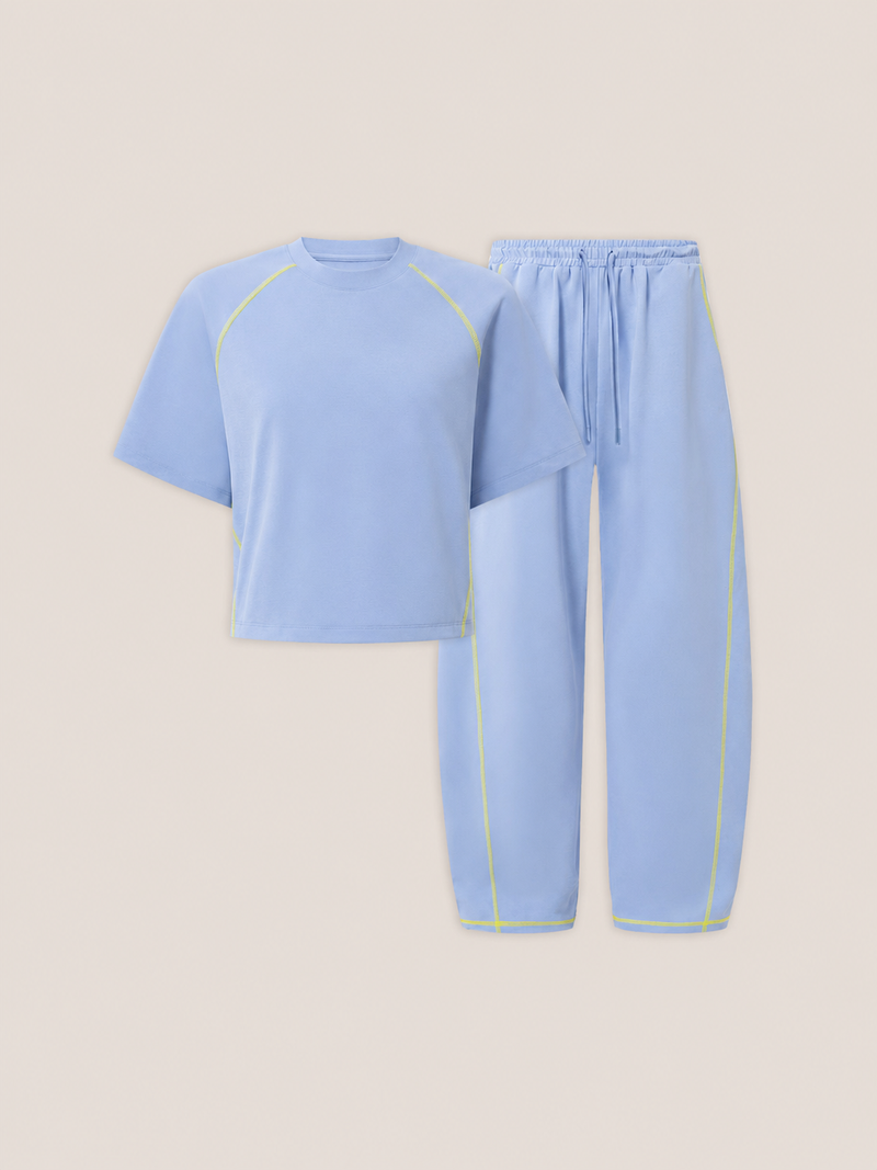 Crop Eşofman Takımı, yakın çekim — Navra Wear