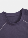 Slim Performans Tişört, yan görünüm — Navra Wear