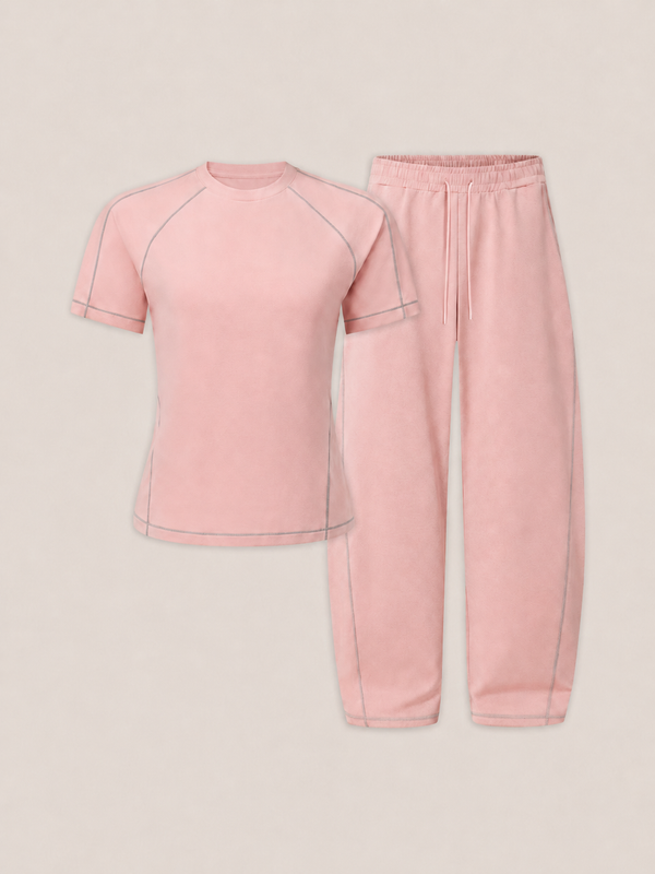Slim Eşofman Takımı, model üzerinde — Navra Wear