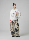 Whimsical Long Sleeve Visual T-Shirt