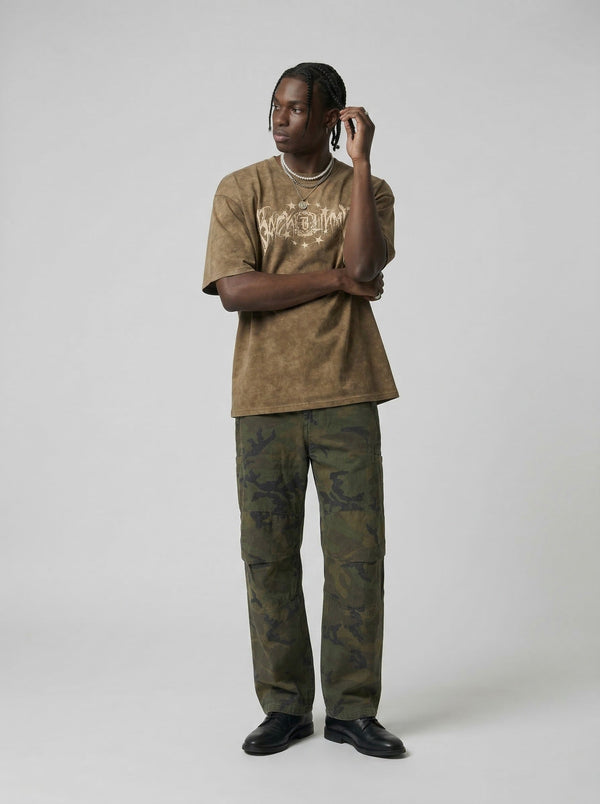 Sun-Bleached Visual T-Shirt with Stellar alternatif görünüm