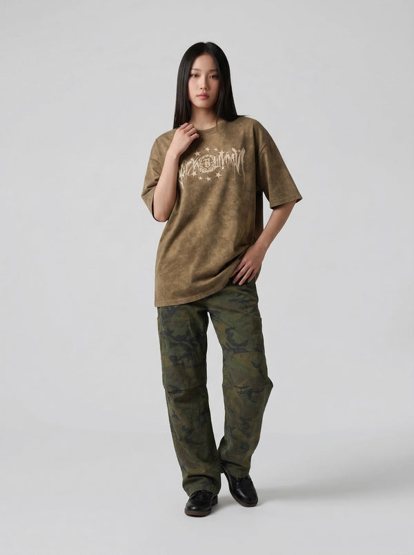 Sun-Bleached Visual T-Shirt with Stellar