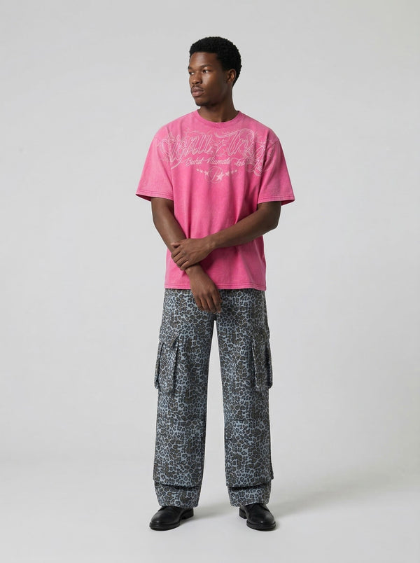 Skionu Trsqye Time-Worn Designed T-Shirt