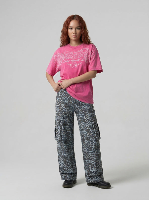 Skionu Trsqye Time-Worn Designed T-Shirt alternatif görünüm