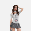 Slim-Fit Cut-Out Choker Top