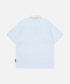 Floral Cartoon Cubs-Print Sport-Collar Shirt