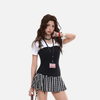 Stand-Out Contrast V-Neck Top for Women