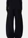 Relaxed Black Bell-Leg Denim for Women