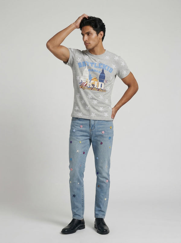 BATTLEKID Designed T-Shirt alternatif görünüm