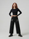Cargo Wide-Leg Cropped