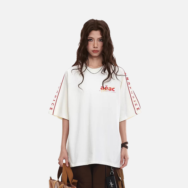 Choice Illustrated Drop-Shoulder T-Shirt alternatif görünüm