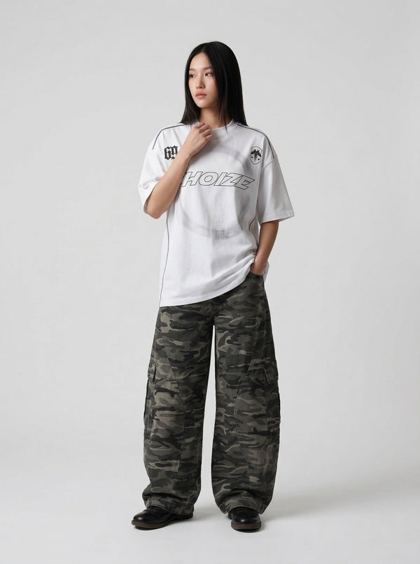 CHOIZE Visual Drop-Shoulder T-Shirt