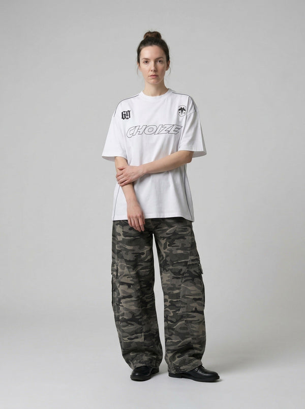 CHOIZE Visual Drop-Shoulder T-Shirt alternatif görünüm