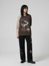 Lived-In Forest-Cub Illustrated Long Sleeve T-Shirt