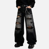 Faded Bell Leg Black Denim